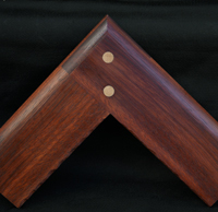 Bloodwood Corner with Two Dowels