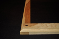 Hickory Frame with Walnut dowel