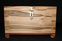 Handmade Ambrosia Maple Fingerjoint Box