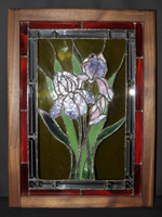 Walnut Frame for stained glass