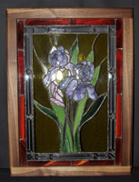 Walnut Frame for Stained Glass